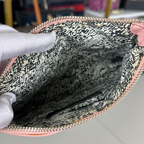 Rebecca Minkoff pink small zip clutch - Picture 4 of 5